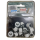 Umbro Nylon Studs 13/16mm with Stud Key (White/Black)